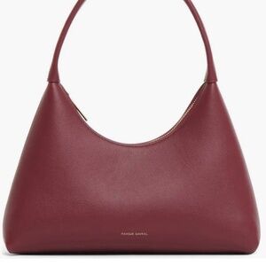 Mansur Gabriel mini candy bag in Pomegranite . ( red/burgundy)